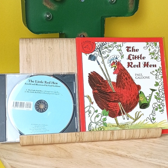 The Little Red Hen Book by Paul Galdone Audio CD - Picture 1 of 7
